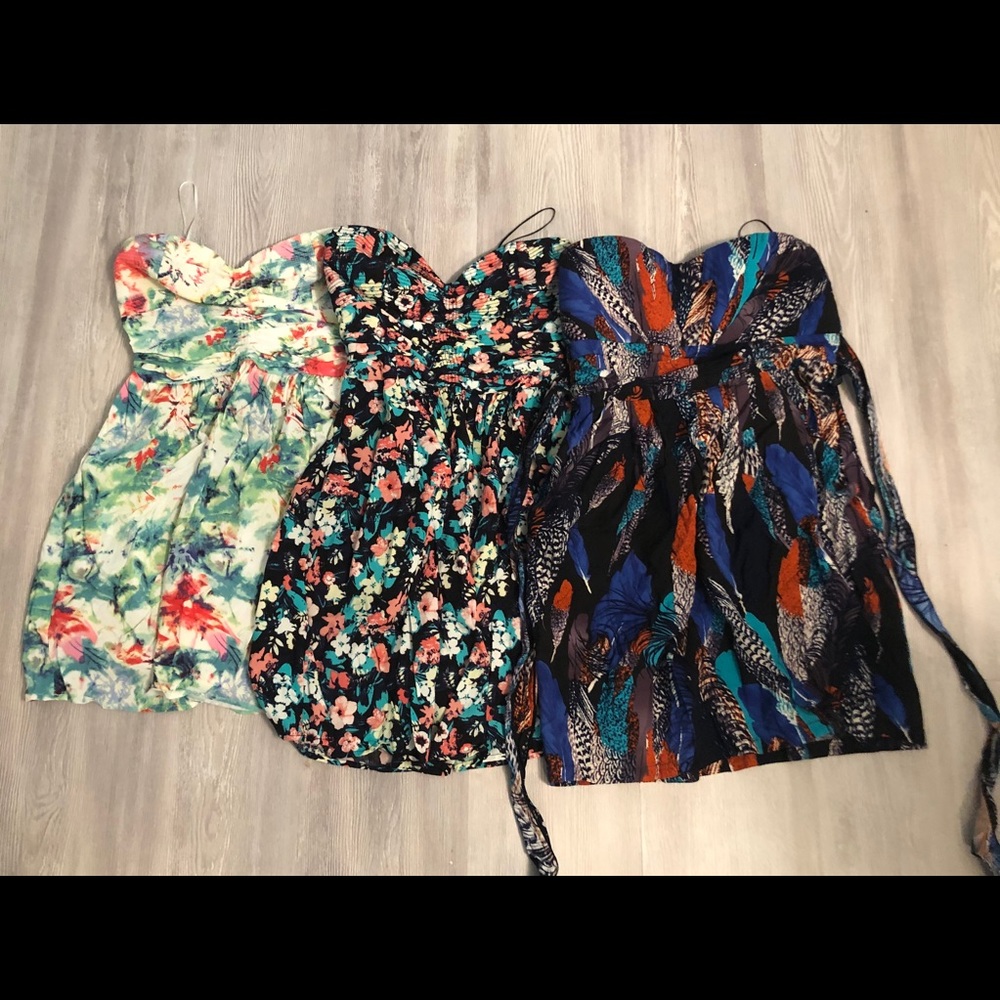 2 kismet medium strapless dresses - read!